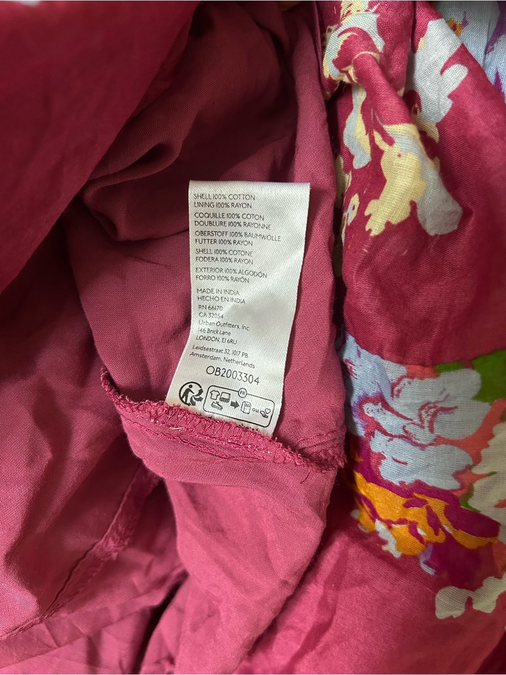 Free People Morning Glory Floral Multi Color Maxi Women’s Dress Size M - Picture 6 of 12